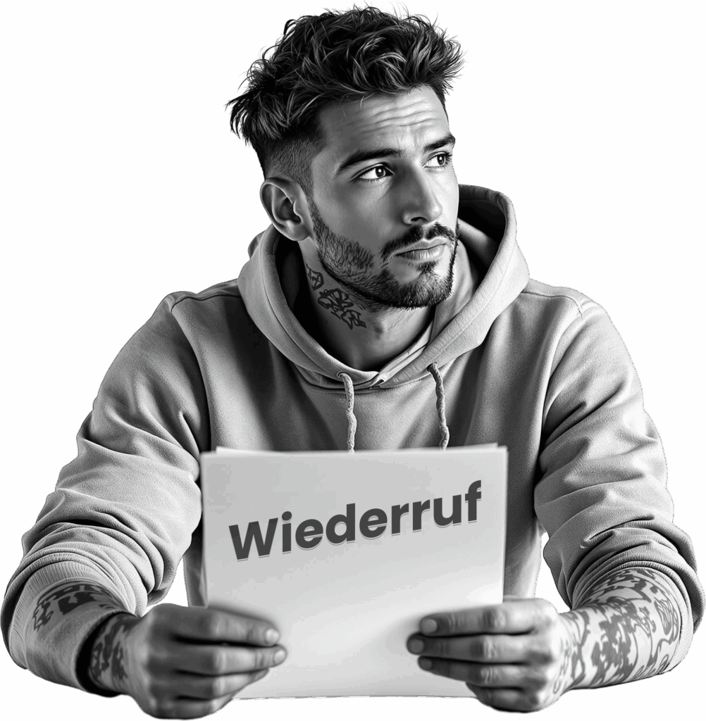 Mockup Widerruf