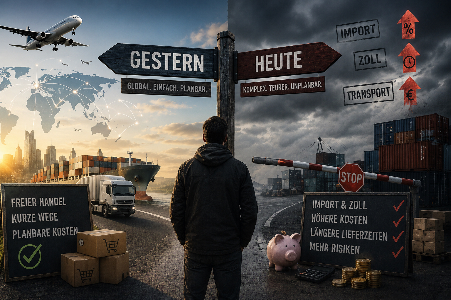 Gestern vs. Heute